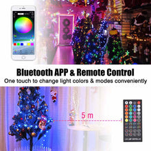 Load image into Gallery viewer, Yescom LED Christmas Light APP Bluetooth Remote Control Mulit-Color 33ft