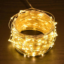 Load image into Gallery viewer, Yescom Copper String Light Christmas Lights Battery Powered 66ft