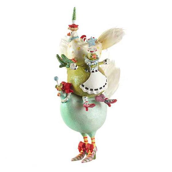 12 Days 3 French Hens Ornament by Patience Brewster