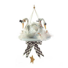 Load image into Gallery viewer, 12 Days 7 Swans a-Swimming Ornament by Patience Brewster