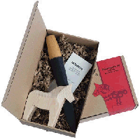Load image into Gallery viewer, Mora Carving Knife Kit with Dala Horse Block #14041