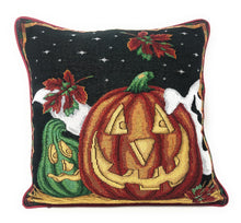 Load image into Gallery viewer, DaDa Bedding Set of 4 Pieces - Autumn Harvest Halloween &amp; Christmas Ornaments Holiday Tapestry Throw Pillow Covers Bundle Pack - 16" x 16"
