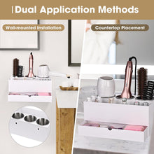 Load image into Gallery viewer, Yescom Hair Dryer Holder with Drawer Wall Mount Acrylic