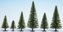 Load image into Gallery viewer, Noch 26827 All Scale Tall Spruce Trees -- 6-5/16 - 7-1/2" 16-19cm Tall pkg(10)
