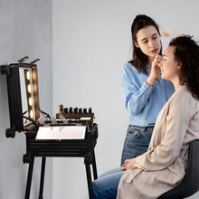 Load image into Gallery viewer, Byootique Rolling Makeup Case with Lighted Mirror &amp; Legs 24 inch