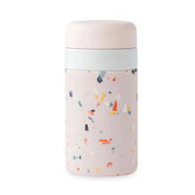 Load image into Gallery viewer, 12oz Terrazzo Porter Insulated Bottle In Blush | Insulated Ceramic Bottle
