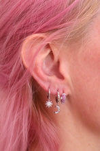Load image into Gallery viewer, Starry Moon Hoop - Mix and Match Earring