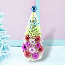 Load image into Gallery viewer, 13&quot; Rainbow Bottlebrush Ball Tree by December Diamonds