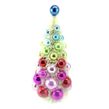 Load image into Gallery viewer, 13&quot; Rainbow Bottlebrush Ball Tree by December Diamonds