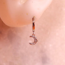 Load image into Gallery viewer, Starry Moon Hoop - Mix and Match Earring
