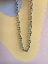 Load image into Gallery viewer, Textured Chain Link Titanium Necklace