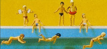 Load image into Gallery viewer, Preiser 10307 HO Scale Recreation &amp; Sports -- Children at the Pool pkg(8)
