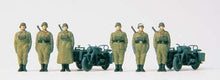 Load image into Gallery viewer, Preiser 16571 HO Scale Former German Army WWII Motorcycle Troops (Plastic Kit)