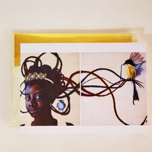 Load image into Gallery viewer, &#39;GAMINE NSEREWA&#39; S. Ross Browne Greeting Card: 5x7 Frame Ready