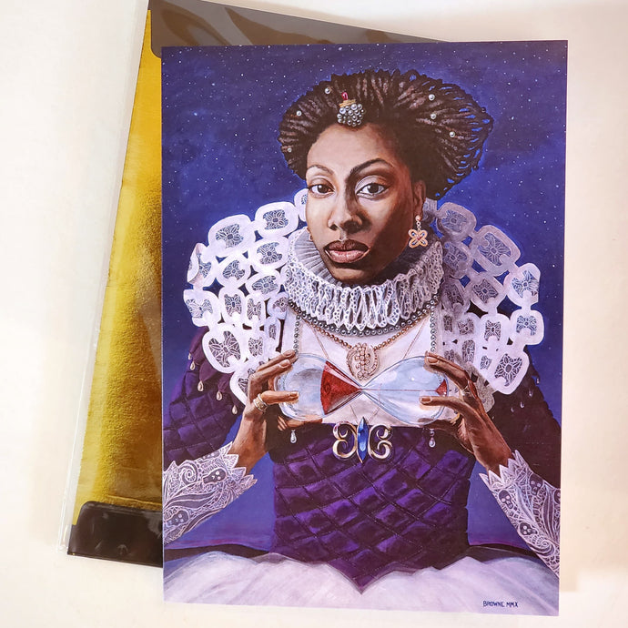 'PERSISTENCE OF HISTORY' S. Ross Browne Greeting Card: 5x7 Frame Ready