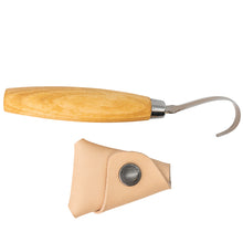Load image into Gallery viewer, Mora Carving 164S Right Hand Stainless Steel with Sheath #13385