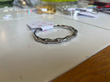 Load image into Gallery viewer, Bejeweled Bone Segment Titanium Bracelet