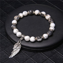 Load image into Gallery viewer, Zebra Jasper Motivating Action Bracelet