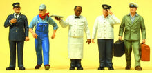 Load image into Gallery viewer, Preiser 65355 O Scale Railroad Personnel -- US Railway Personnel pkg(5)