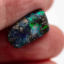 Load image into Gallery viewer, Natural Australian Boulder Opal Loose Gemstone Green&amp; Blue&amp; Purple 3.48ct