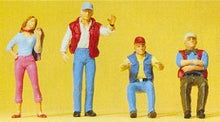 Load image into Gallery viewer, Preiser 65313 O Scale Truckers w/Hitch Hiker