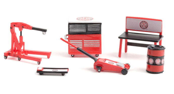 Greenlight 16080-C 1/64 Scale Marvel Mystery Oil Shop Tool Accessories Pack Shop