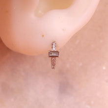 Load image into Gallery viewer, Statement Gem Hoop - Mix and Match Earring