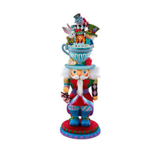Load image into Gallery viewer, 18&quot; Hollywood Nutcrackers™ Alice Teacup Hat Nutcracker by Kurt Adler