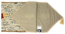 Load image into Gallery viewer, Tache Romantic I Love You Valentine’s Beige Woven Tapestry Table Runner (18111)