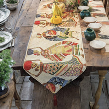 Load image into Gallery viewer, DaDa Bedding Dancing Women African Dreams Elegant Woven Tapestry Dining Table Runner (18117)