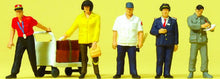 Load image into Gallery viewer, Preiser 10571 HO Scale Chinese Railroad Personnel, Passenger &amp; Cart (5)