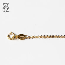 Load image into Gallery viewer, Dainty 18K Solid Yellow Gold Chain 16, 18 Inches Adjustable