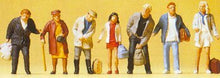 Load image into Gallery viewer, Preiser 10400 HO Scale Pedestrians -- Standing Commuters