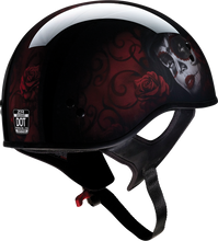 Load image into Gallery viewer, Z1R, Z1R Vagrant Helmet - Red Catrina Design, Black/Red, Small by Z1R (Part #0103-1314)