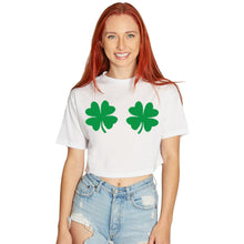 Load image into Gallery viewer, Shake Your Shamrocks Cropped Tee
