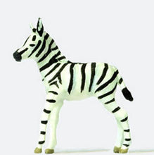 Load image into Gallery viewer, Preiser 29504 HO Scale Animal -- Baby Zebra
