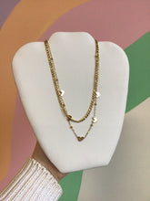 Load image into Gallery viewer, Layered Titanium Figaro Chain Necklaces