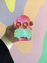 Load image into Gallery viewer, Peony Statement Earrings