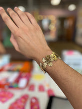 Load image into Gallery viewer, Tropical Flower Cuff Titanium Bracelet