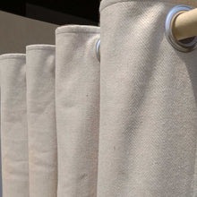 Load image into Gallery viewer, Herringbone Wool Curtains With Grommets