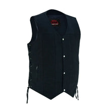 Load image into Gallery viewer, Men's Ten Pocket Denim Utility Vest - TALL
