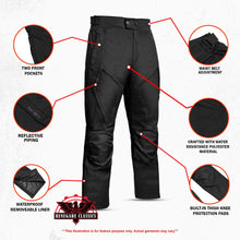 Load image into Gallery viewer, STRYDR Men’s Textile Motorcycle Pants