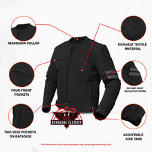 Load image into Gallery viewer, All Season Reflective Men's Textile Jacket