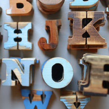 Load image into Gallery viewer, Little Wooden Letters