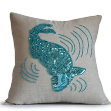 Load image into Gallery viewer, Handcrafted Japanese Carp Fish Pillow