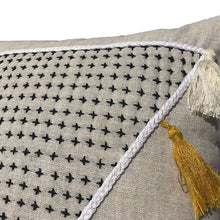 Load image into Gallery viewer, Boho Tassel Shaggy Linen Pillow Cover