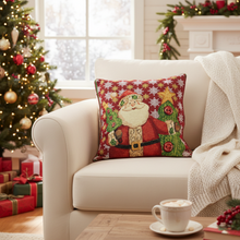 Load image into Gallery viewer, Tache Christmas Cute Santa Claus Is Coming to Town Throw Pillow Cover (DB15191CC)
