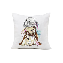 Load image into Gallery viewer, Beaded Bunny Rabbit Pillow Case