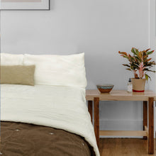 Load image into Gallery viewer, Handmade Brown Linen Quilt