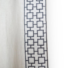 Load image into Gallery viewer, Exquisite Linen Curtain Drape In Lattice Embroidery